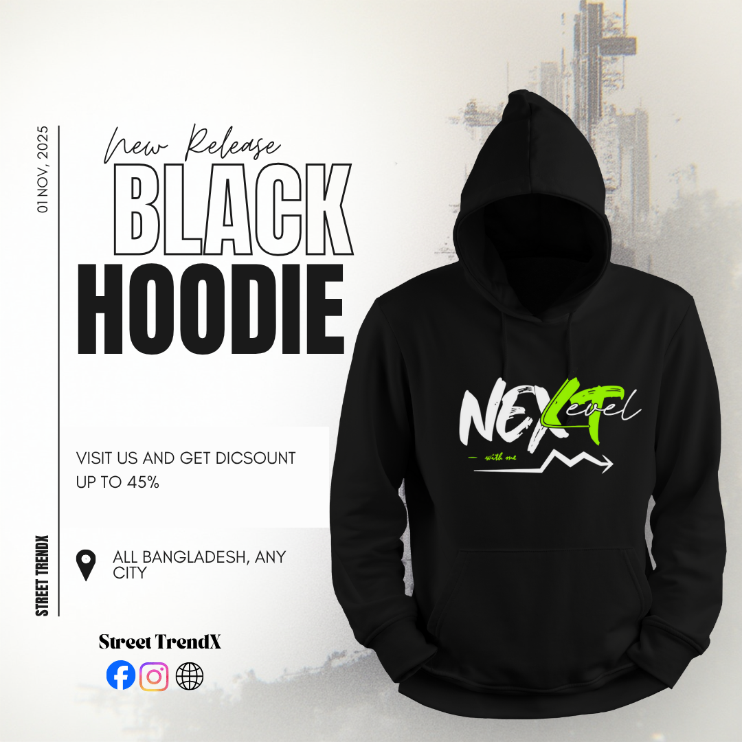 The 'NEXT' Hoodie seamlessly blends urban street style with superior winter insulation. - Image 3